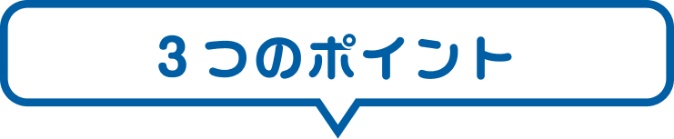 3つのポイント