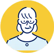 50代女性のイラスト