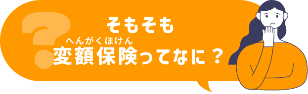 そもそも 変額保険ってなに？